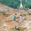 Số nạn nhân vụ lở đất tại Myanmar tăng lên gần 70 người