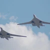 Máy bay ném bom chiến lược Tu-160 cuar Nga. (Nguồn: AVN)