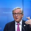 Chủ tịch Ủy ban châu Âu Jean-Claude Juncker trong cuộc họp báo ở Brussels, Bỉ ngày 21/6/2019. (Nguồn: THX/TTXVN)