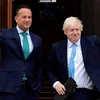 Thủ tướng Anh Boris Johnson (phải) và người đồng cấp Ireland Leo Varadkar. (Nguồn: Independent)