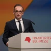 Ngoại trưởng Đức Heiko Maas phát biểu tại một sự kiện ở Frankfurt am Main ngày 16/10/2019. (Ảnh: AFP/TTXVN)