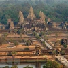 Quang cảnh khu đền Angkor Wat ở tỉnh Siem Reap, cách thủ đô Phnom Penh của Campuchia 314km về phía Tây Bắc. (Nguồn: AFP/TTXVN)