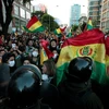 Đụng độ giữa người biểu tình và lực lượng an ninh tại Bolivia. (Nguồn: Business Live)
