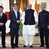 Đối thoại 2+2 giữa Ấn Độ và Nhật Bản. (Nguồn: Hindustan Times)