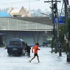 Bão Kammuri đổ bộ vào Philippines khiến nhiều môn thi đấu tại Sea Games phải hoãn. (Nguồn: CNN)