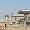 Một nhà máy của Tập đoàn năng lượng quốc gia Aramco. (Ảnh: AFP/TTXVN)