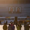 Quảng trường Kim Nhật Thành ở thủ đô Bình Nhưỡng, Triều Tiên. (Nguồn: AFP)