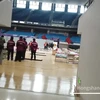 Bên trong bệnh viện dã chiến ở Vũ Hán. (Ảnh: Xinhua)