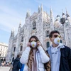 Số ca nhiễm COVID-19 đang bùng phát tại Italy. (Ảnh: Wall Street Journal)