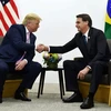 Tổng thống Brazil Jair Bolsonaro (phải) và người đồng cấp Mỹ Donald Trump. (Ảnh: NYT)