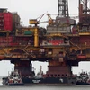 Giàn khoan dầu của Hãng Shell. (Ảnh: AFP/TTXVN)