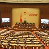 Quang cảnh phiên khai mạc Kỳ họp thứ chín, Quốc hội khóa XIV. (Ảnh: TTXVN)