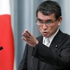 Bộ trưởng Quốc phòng Nhật Bản Taro Kono. (Ảnh: The Strait Times)