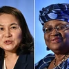 Hai ứng cử viên cuối cùng cho vị trí Tổng giám đốc Tổ chức Thương mại Thế giới (WTO). (Ảnh: The Korea Times)