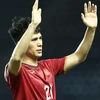 Đình Trọng bị treo giò ở trận đấu với tuyển Malaysia vào tháng 3 tới tại vòng loại World Cup 2022. (Ảnh: Nguyên An/Vietnam+)