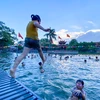 Hình ảnh đẹp ao tù hóa “bể bơi” xanh, giúp giảm tai nạn trẻ đuối nước