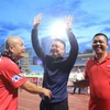 HLV Trương Việt Hoàng giúp Viettel thắng đậm đội bóng cũ Hải Phòng ở vòng 9 V-League 2020. (Ảnh: VPF)
