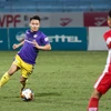 Hà Nội FC đang ở thế khó trong cuộc đua vô địch V-League 2020. (Ảnh: Hiển Nguyễn/Vietnam+) 