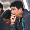 Chủ tịch kiêm huấn luyện viên trưởng Vũ Tiến Thành của Sài Gòn FC. (Ảnh: Hiển Nguyễn/Vietnam+) 
