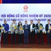 Hình ảnh Đại hội đồng cổ đông nhiệm kỳ 2020-2023 của Công ty cổ phần Bóng đá chuyên nghiệp Việt Nam sáng 28/11. (Ảnh: Đức Cường/Vietnam+) 