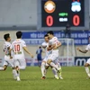 Hoàng Anh Gia Lai đã bất bại 10 trận liên tiếp tại V-League 2021. (Ảnh: PV/Vietnam+)