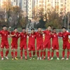U23 Việt Nam vượt qua vòng loại U23 châu Á 2022 với hai chiến thắng. (Ảnh: VFF) 