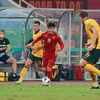 Đội tuyển Australia từng thắng 1-0 trước Việt Nam trên sân Mỹ Đình ở lượt đi tại vòng loại thứ ba World Cup 2022. (Ảnh: PV/Vietnam+)