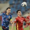 Đội tuyển Nhật Bản thắng 1-0 và hòa 1-1 với Việt Nam sau hai lượt trận tại vòng loại thứ ba World Cup 2022. (Ảnh: PV/Vietnam+) 