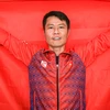  Xạ thủ Trần Quốc Cường từng dự hai kỳ SEA Games tại Việt Nam trong sự nghiệp thi đấu. (Ảnh: PV/Vietnam+) 