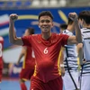 Đội tuyển futsal Việt Nam hướng đến tấm vé vào vòng tứ kết tại Vòng chung kết futsal châu Á 2022. (Ảnh: VFF) 