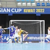 Đội tuyển futsal Việt Nam đang từng bước tiến sâu tại Vòng chung kết futsal châu Á 2022. (Ảnh: VFF) 