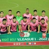 Hồng Lĩnh Hà Tĩnh tự tin chắc chắn trụ hạng tại V-League 2022. (Ảnh: VPF) 