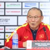 Huấn luyện viên Park Hang-seo tự tin trước trận Việt Nam gặp Thái Lan. (Ảnh: PV/Vietnam+) 