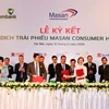 Lãnh đạo các bên tham gia ký kết. (Nguồn: Vietcombank)