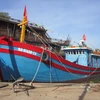 Tàu cá NA-91459-TS của ông Nguyễn Xuân Tri. (Nguồn: Vietcombank)