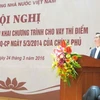 Thống đốc Nguyễn Văn Bình chỉ đạo tại Hội nghị. (Nguồn: Ngân hàng Nhà nước)