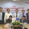 Lãnh đạo hai bên tham gia ký kết. (Nguồn: Maritime Bank)