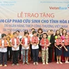 Chương trình an sinh xã hội của Tổng Liên đoàn Lao động và VietinBank tại Hòa Bình. (Nguồn: VietinBank)