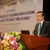 Phó Thống đốc Ngân hàng Nhà nước Nguyễn Kim Anh chỉ đạo tại hội thảo. (Nguồn: Ngân hàng Nhà nước)