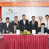 Đại diện VietinBank và Trung tâm Lưu ký Chứng khoán Việt Nam ký kết hợp tác. (Nguồn: VietinBank)