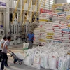Gạo là một trong những mặt hàng chính của Việt Nam xuất khẩu sang Cuba. (Ảnh: Đình Huệ/TTXVN)