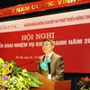 Thống đốc Lê Minh Hưng phát biểu tại Hội nghị. (Nguồn: Agribank)