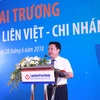 Phó Chủ tịch Thường trực HĐQT kiêm Tổng Giám đốc LienVietPostBank Phạm Doãn Sơn phát biểu tại lễ khai trương. (Nguồn: LienVietPostBank)