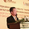 Ông Đỗ Quang Hiển, Chủ tịch Hội đồng quản trị kiêm Tổng Giám đốc Tập đoàn T&T Group phát biểu tại tọa đàm. (Ảnh: CTV)