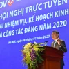 Thống đốc Ngân hàng Nhà nước Lê Minh Hưng chỉ đạo tại hội nghị. (Ảnh: CTV/Vietnam+)