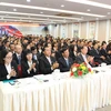 Các đại biểu tham dự tại hội nghị. (Ảnh: CTV/Vietnam+)