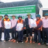 Những chuyến hàng thiện nguyện đầy nghĩa tình của Ngân hàng Chính sách đã chia sẻ khó khăn đồng bào Quảng Bình. (Ảnh: CTV/Vietnam+)