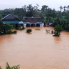 Nhà dân bị ngập lụt. (Ảnh: Hồ Cầu/TTXVN)