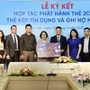 Lần đầu tiên thị trường thẻ nội địa Việt Nam xuất hiện dòng sản phẩm thẻ kép. (Ảnh: Vietnam+)