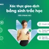 VPBank ra mắt công nghệ xác thực giao dịch bằng khuôn mặt, vân tay. (Ảnh: Vietnam+)